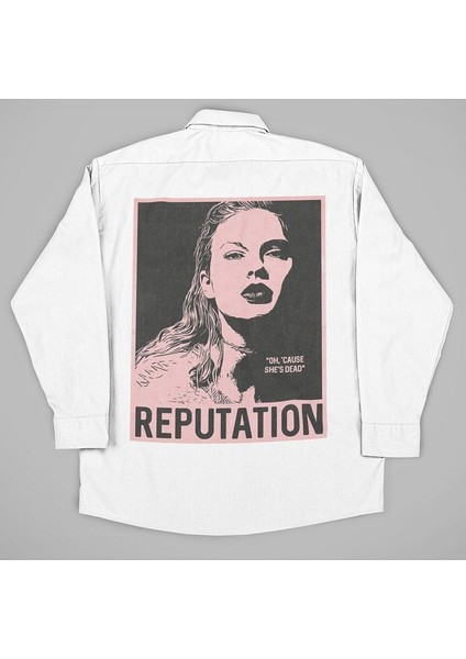 Taylor Swift Reputation Albüm Baskılı Unisex Şarkıcı Gömlek