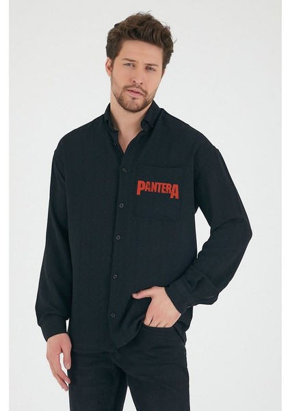 Pantera Müzik Grubu Baskılı Unisex Rock Metal Gömlek
