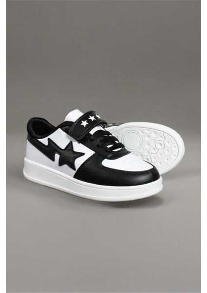 Cırtlı Bağcıklı Unisex Spor Ayakkabı Çocuklar İçin Düz Tabanlı Şık Tasarım fiyatları