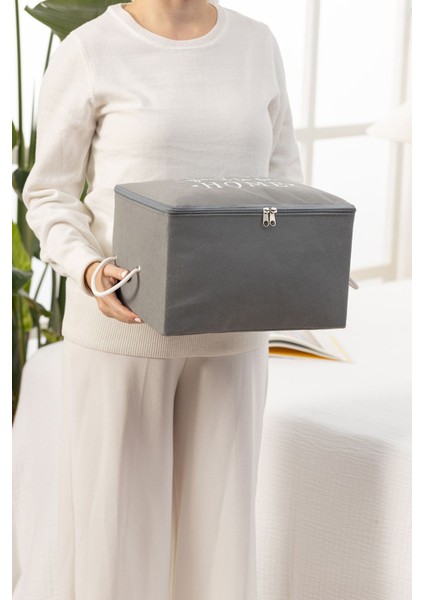 3'lü Gri Küçük Boy Baza Altı, Valiz Düzenleyici Hurç / 30 x 22 x 18 modelleri