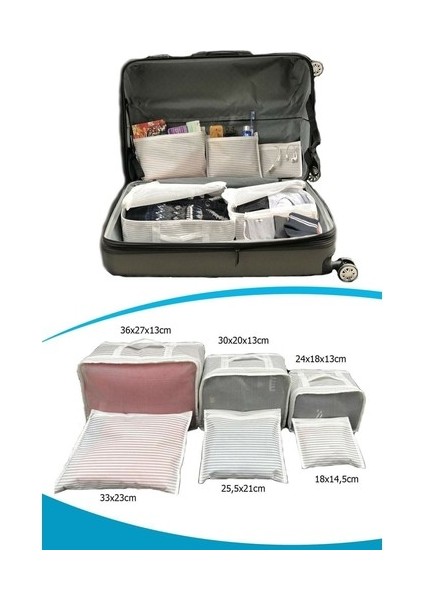 Anne Bebek Hastane Çantası Düzenleyici Organizer 6 Parça fiyatları