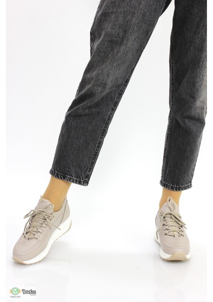 Kadın Günlük Ortopedik Deri Spor Tarz Yürüyüş Ayakkabısı M26YA3480 fırsatları