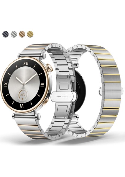 Huawei Watch Gt 5 Pro 42MM/GT 5 41MM/GT 4 41 mm Uyumlu Paslanmaz Çelik Kordon modelleri