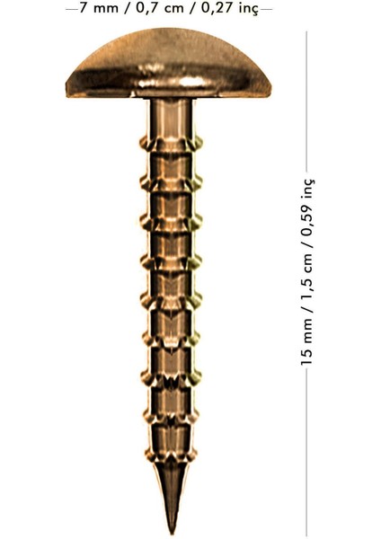Antik Renk 30 Adet Kabara Dekoratif Çivisi modelleri