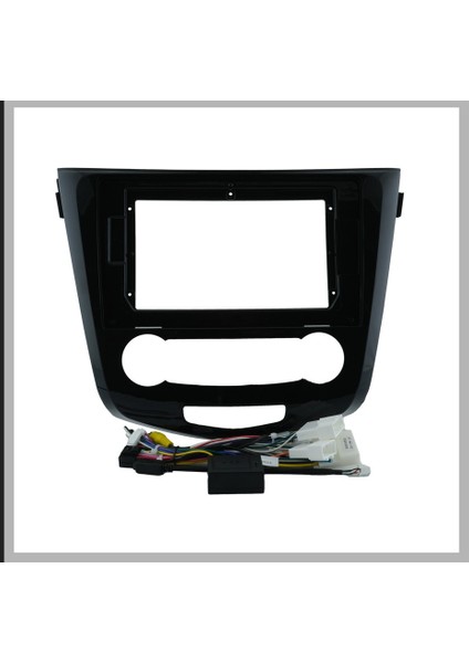Nissan Qashqai - Xtrail Analog 2014-2021 10.1 Inc P.black Androıd Multimedya Çerçevesi - Soket-Canbus