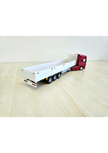25 cm boyunda 1/64 Scanıa R730 sal dorseli Tır Maketi modelleri