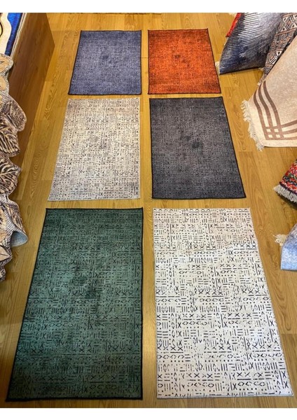 Yıkanabilir Dijital Baskılı 2'li Banyo Takımı, Kaymaz Taban, Polyester, 60x100/40x60 fiyatları