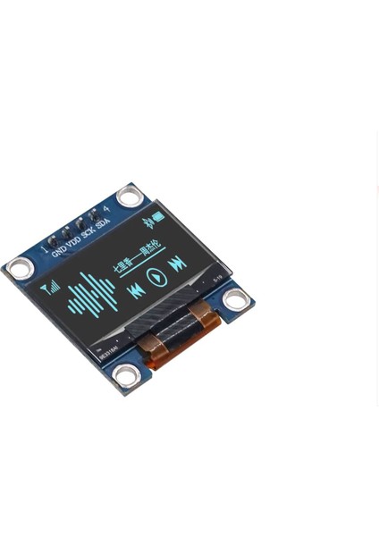 OLED Ekran Modülü 0.96 Inç - I2C (128X64 Piksel)