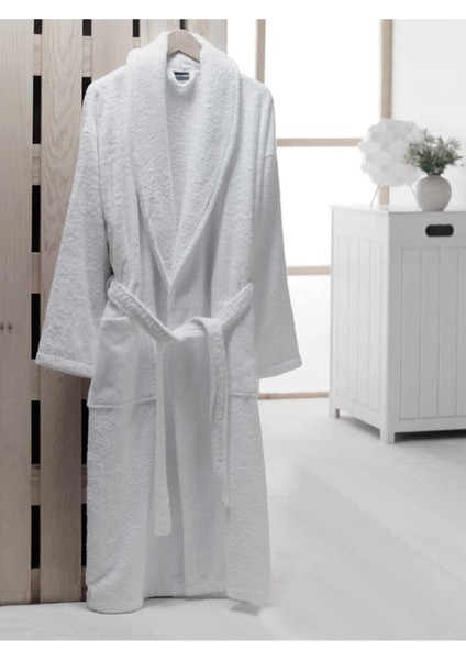 Beyaz Pamuk Bornoz, Rahat ve Yumuşak, Tek Parça, Konforlu Kullanım fiyatları