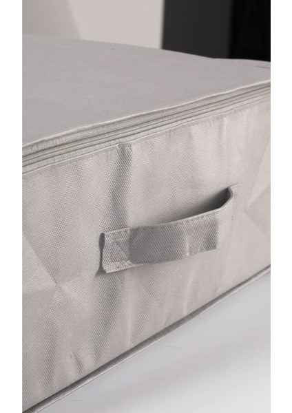 5'li Set 53 x 44 x 21 cm Baza Altı & Dolap Içi Organizer, Yorgan & Yastık Düzenleyici Hurç Gri modelleri
