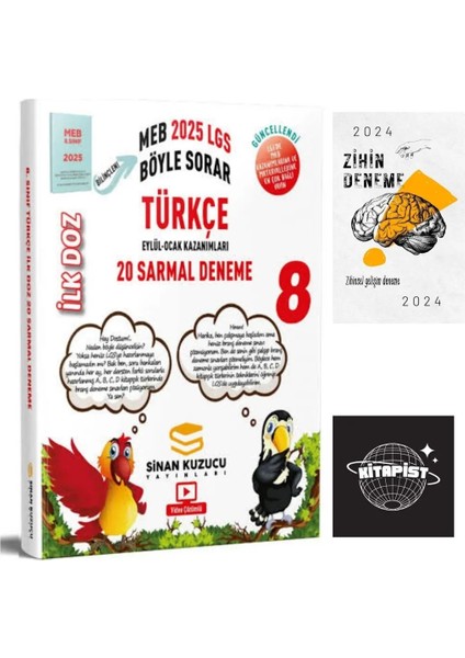 Lgs Ilk Doz Türkçe Deneme+Zihin Deneme-Kitapist287