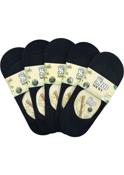 ÇRP012 Bambu Silikon Destekli Babet 5'li Çorap
