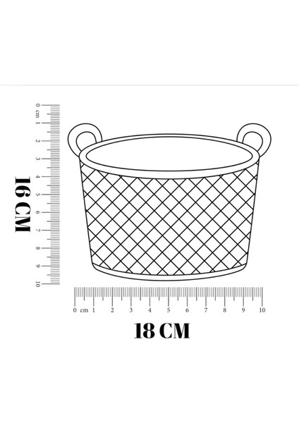 Hasır Sepet El Emeği Küçük Boy 18cm Organizer Takı Stantı indirimleri