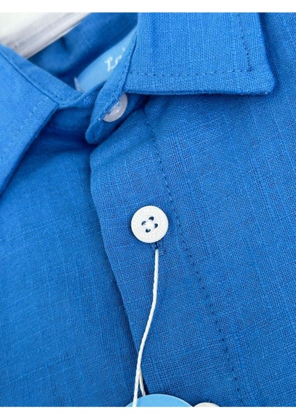 Erkek Çocuk Keten Gömlek Lacivert modelleri