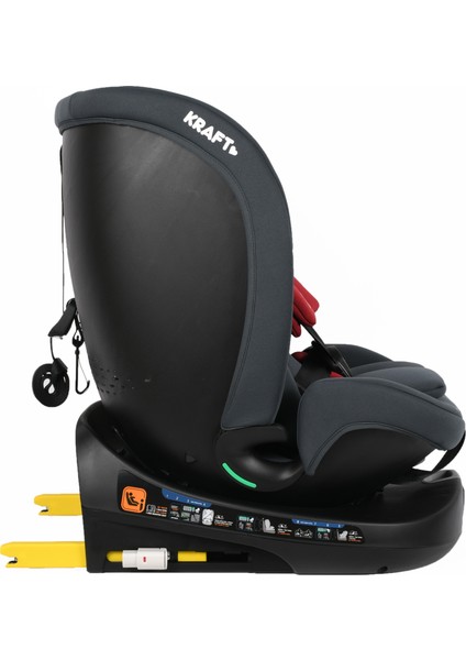 Safe Spin Plus I-Size Oto Koltuğu 0-36 kg Kırmızı