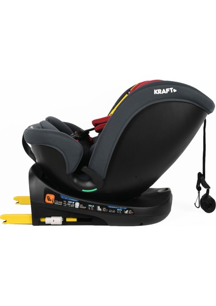 Safe Spin Plus I-Size Oto Koltuğu 0-36 kg Kırmızı