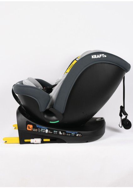 Safe Spin Plus I-Size Oto Koltuğu 0-36 kg Gri