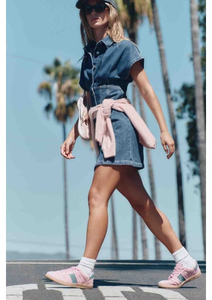 Allbucks Zara, Mini Denim Elbise Z1975 ABZRA1067