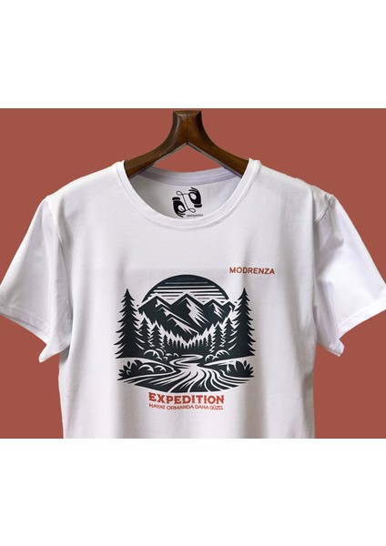Regular Bisiklet Yaka Baskılı T-Shirt modelleri