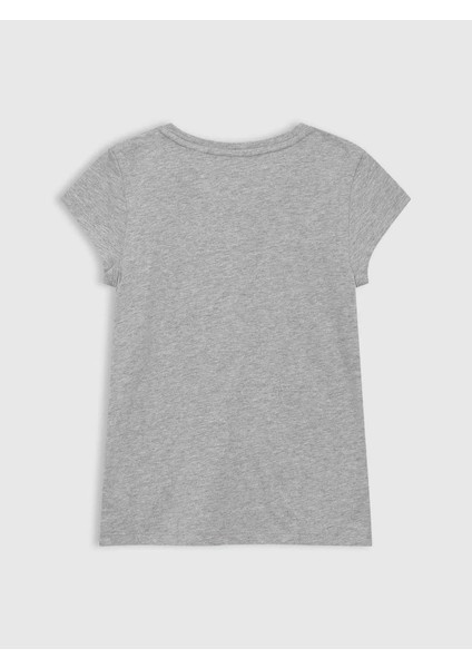 460525008 V-Hs Ss Value Logo Tee Kız Çocuk Tişört modelleri
