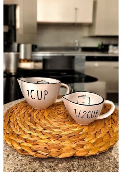 2'li Ölçü Bardağı Seti 250/500 ml