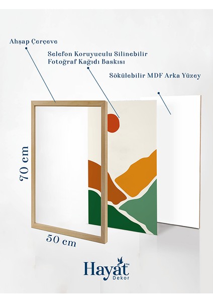 Modern Botanik Dokunuş: Minimalist Çiçek Desenli Üçlü Tablo Seti,3 Lüçerçeveli Tablo