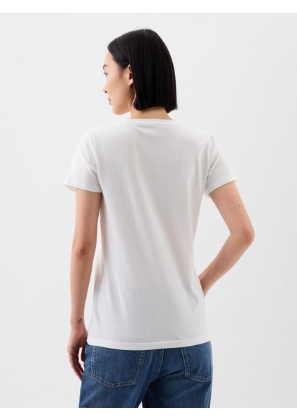 729555012 V-Ss Logo Classic Tee Kadın Tişört