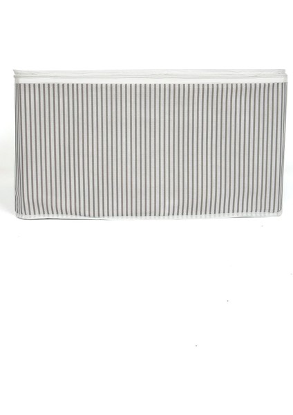 1 Adet Çok Amaçlı Baza Altı Hurç Çizgili Yastık Hurcu Kumaş Organizer 60 x 30 x 30 Tr Gri Nefes Alabi fırsatları
