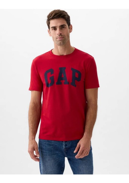 856659005 V-Everyday Soft Basic Logo T Erkek Tişört