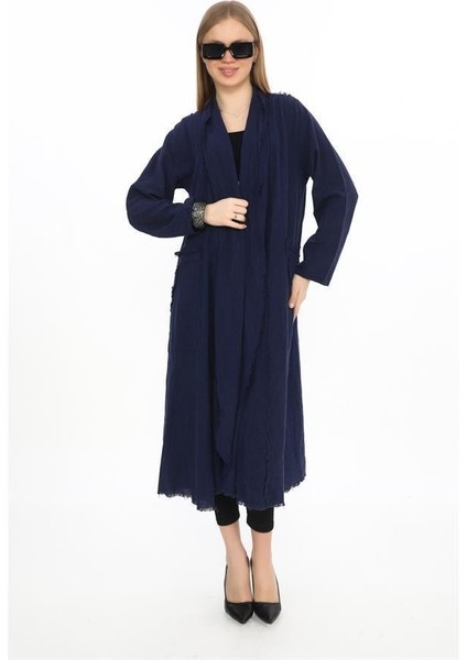 Bohomiyan Uzun Saçaklı Keten Kaftan & Kap fiyatları