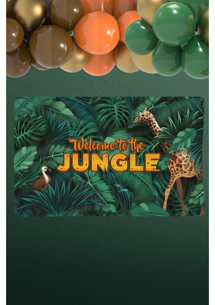 Safari Temalı Erkek Çocuk Doğum Günü Parti Seti - Maxi