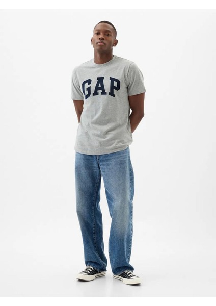 856659000 V-Everyday Soft Basic Logo T Erkek Tişört modelleri