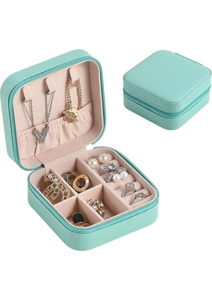 Senfonijewelry Mini Mücevher Takı Kutusu - Kolye, Yüzük, Küpe Düzenleyici Seyahat Takı Çantası