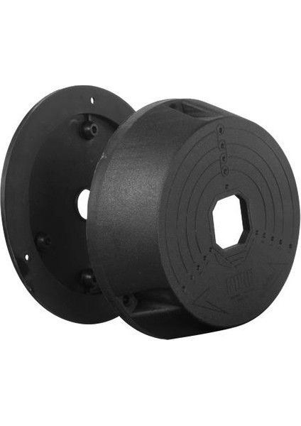 Kamera Montaj Buatı Mono Jb 311 Kapaklı Yuvarlak Çap 13.5 cm Siyah