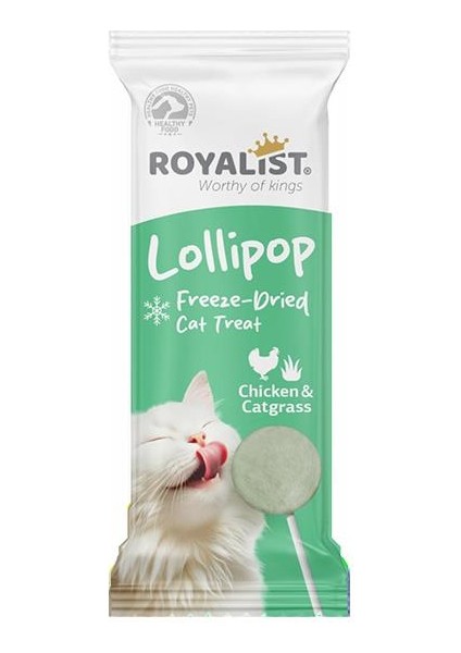 Cat Lollipop Tavuklu ve Kedi Çimli Kedi Ödülü 1,4gr
