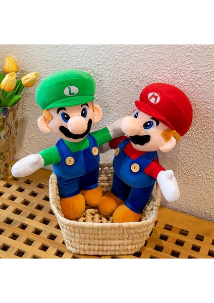 Ithal Kumaş Xl Boy Efsane 2li Süper Mario Kardeşler Mario & Luigi Peluş Oyuncak Uyku & Oyun Arkadaşı modelleri