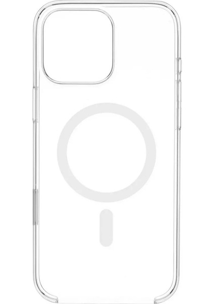 (Ic) iPhone 16 Pro Uyumlu Animasyonlu Şeffaf Sert Mika Sararmaz Magsafe Ince Kılıf Tasarım indirimleri