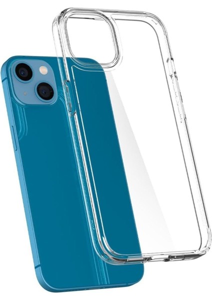 (2mm Şeffaf) Iphone 13 Uyumlu Şeffaf Yumuşak Esnek Silikon Kılıf