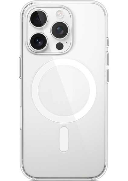 (Magsafe Kılıf) Iphone 16 Pro Için Magsafe Özellikli Şeffaf Kılıf Wireless Darbe Emici Silikon Kılıf modelleri