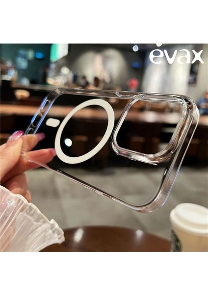 (Mika Magsafe) iPhone 13 Pro Uyumlu Şeffaf Sert Mika Sararmaz Magsafe Ince Fit Kılıf modelleri