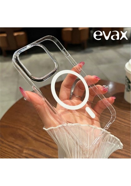 (Sert Mika Kılıf) iPhone 15 Pro Max Uyumlu Şeffaf Sert Mika Sararmaz Magsafe Ince Fit Kılıf modelleri