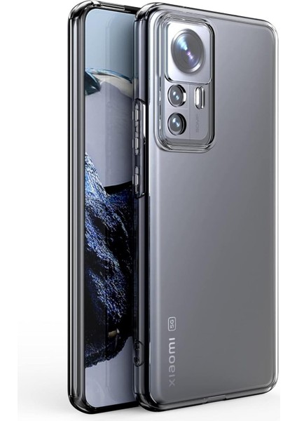 (Tıpalı Şeffaf) Mi 12T Pro Kamera Koruyuculu Şarj Yeri Tıpalı Yumuşak Şeffaf Silikon Kılıf fiyatları
