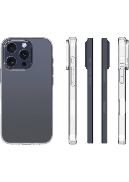 (2mm Şeffaf) Iphone 15 Pro Uyumlu Şeffaf Yumuşak Esnek Silikon Kılıf modelleri