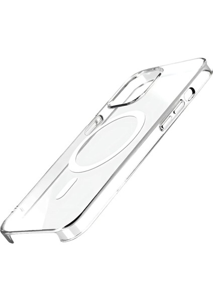 (Ic) iPhone 13 Uyumlu Animasyonlu Şeffaf Sert Mika Sararmaz Magsafe Ince Fit Kılıf Tasarım fiyatları