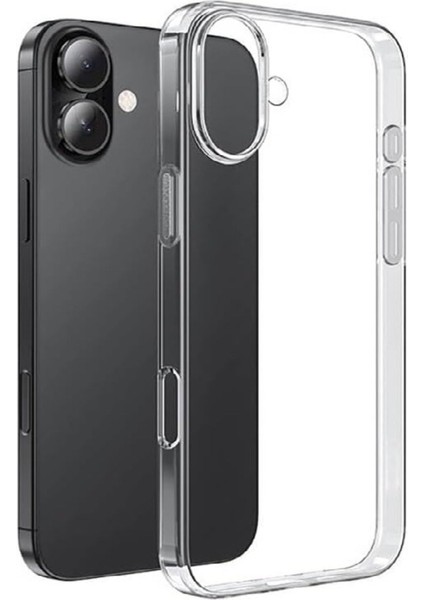 (2mm Şeffaf) Apple iPhone 16 Uyumlu Şeffaf Yumuşak Esnek Silikon Kılıf modelleri