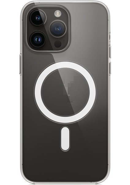 (Magsafe Kılıf) Apple iPhone 14 Pro Max Uyumlu Magsafe Wireless Kılıf Darbe Emici Şeffaf Silikon Kılıf indirimleri