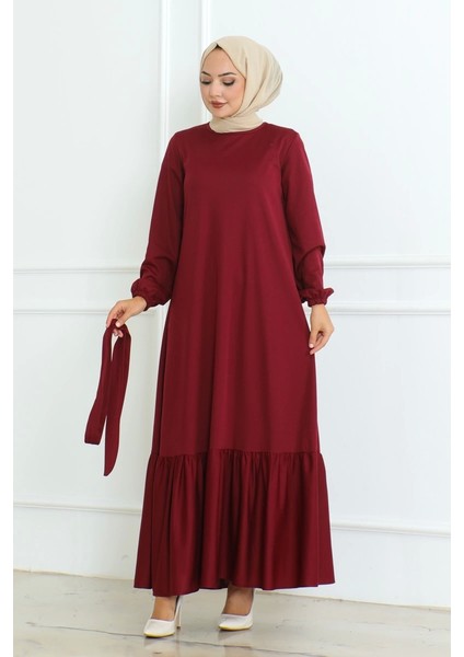 Monolyamc Elbise Bordo 207