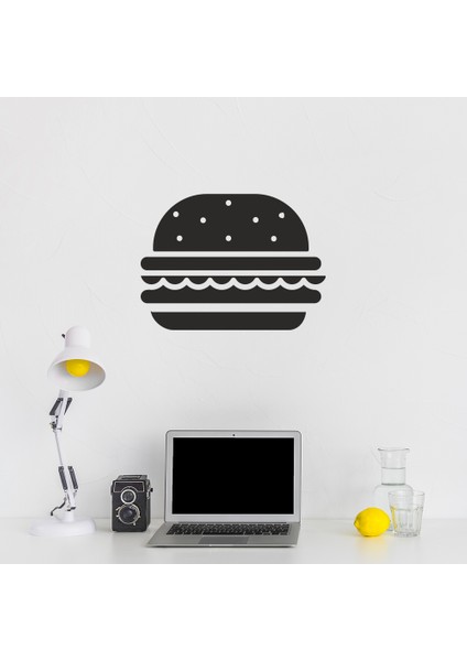 Hamgurger Figürlü Dekoratif 3 mm Mdf Duvar Tablosu