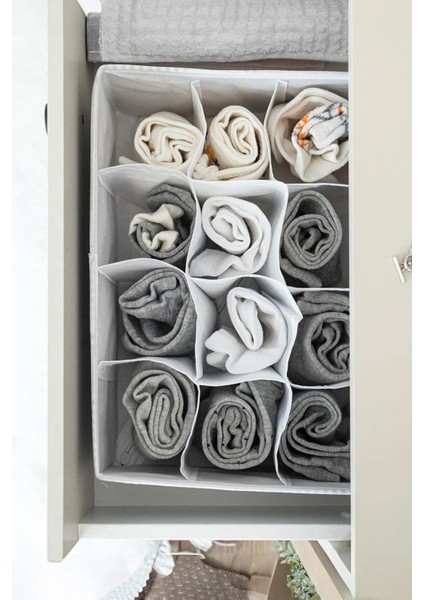 (2 Adet) Çekmece Düzenleyici 12 Bölmeli Organizer (31 cm x 25 cm x 12 Cm) modelleri
