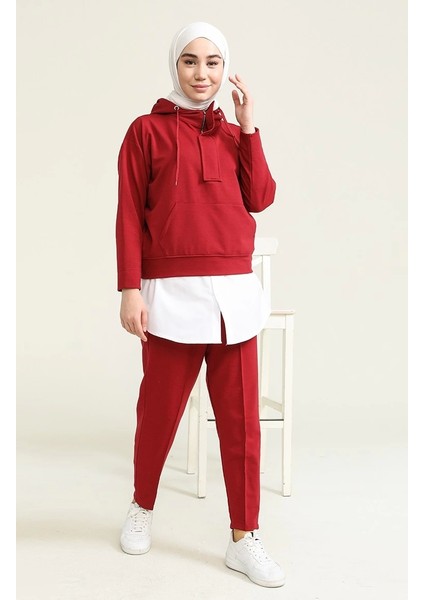 Monolyamc Takım Elbise Bordo 151